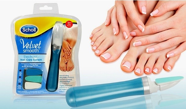 Scholl velvet smooth electronic nail care system refill, file (pack of 2)  of each 3ýýattachments.