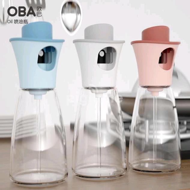 OBA Oil Squeeze Bottle Portable Oil Spray Bottle Oil Dispenser Cooking  Kitchen Accessories (150ml) (without FDA Certificate) - White Wholesale
